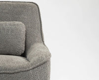 Anders Artisanal Chair – Modern Upholstered Dining Chair for Home & Café Grey
