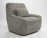 Anders Artisanal Chair – Modern Upholstered Dining Chair for Home & Café Grey