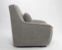 Anders Artisanal Chair – Modern Upholstered Dining Chair for Home & Café Grey