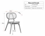 Antilia Solid Wood Dining Chair Set of two - Dining Chair - Furniselan - Maple-Finish