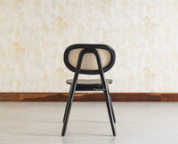 Antilia Solid Wood Dining Chair Set of two - Dining Chair - Furniselan - Black-Finish