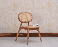 Antilia Solid Wood Four Seater Dining Set with Four Chairs - Dining Set - Furniselan