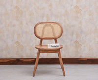 Antilia Solid Wood Four Seater Dining Set with Four Chairs - Dining Set - Furniselan