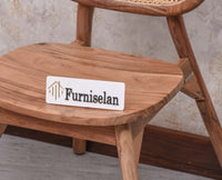 Antilia Solid Wood Four Seater Dining Set with Four Chairs - Dining Set - Furniselan