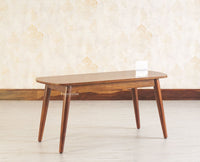 Antilia Solid Wood Four Seater Dining set with Two Chairs and Bench - Dining Set - Furniselan - Teak-Finish