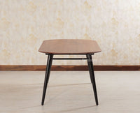 Antilia Solid Wood Four Seater Dining set with Two Chairs and Bench Furniselan Black Finish