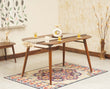 Antilia Solid Wood Four Seater Dining set with Two Chairs and Bench - Dining Set - Furniselan