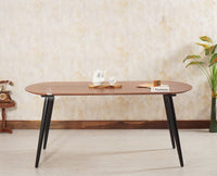 Antilia Solid Wood Four Seater Dining set with Two Chairs and Bench Furniselan Black Finish