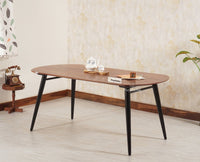 Antilia Solid Wood Four Seater Dining set with Two Chairs and Bench Furniselan Black Finish