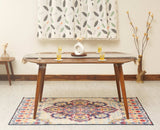 Antilia Solid Wood Four Seater Dining set with Two Chairs and Bench - Dining Set - Furniselan - Teak-Finish