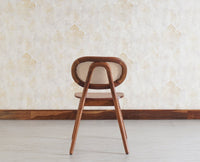 Antilia Solid Wood Four Seater Round Dining Set with Four Chairs - Dining Set - Furniselan