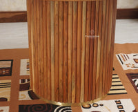 Antilia Solid Wood Four Seater Round Dining Table - Dining Set - Furniselan