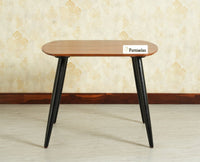 Antilia Solid Wood Four-Two Seater Dining Table Black Finish