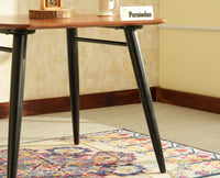 Antilia Solid Wood Four-Two Seater Dining Table Black Finish