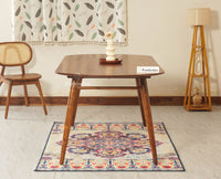 Antilia Solid Wood Six Seater Dining set with Six Chairs - Dining Set - Furniselan