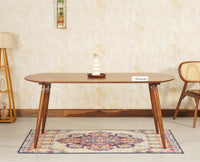 Antilia Solid Wood Six Seater Dining set with Six Chairs - Dining Set - Furniselan