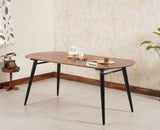 Antilia Solid Wood Six Seater Dining Table - Dining Set - Furniselan - Black Finish