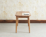 Antilia Solid Wood Two Seater Bench Furniselan Natural Finish