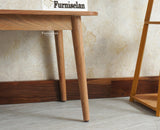 Antilia Solid Wood Two Seater Bench Furniselan Natural Finish