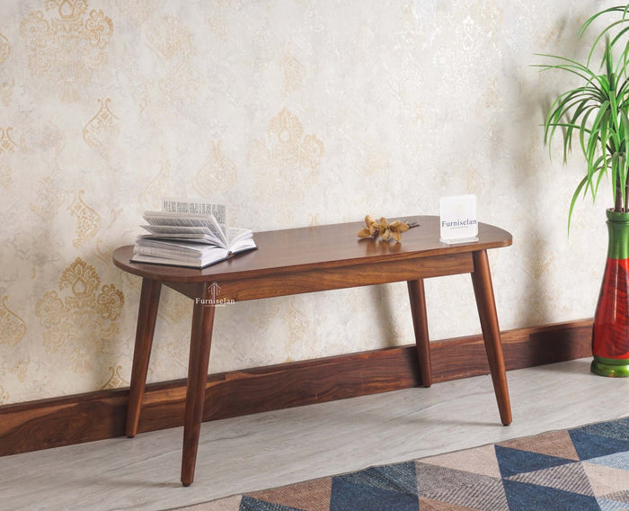Antilia Solid Wood Two Seater Bench - Dining Set - Furniselan