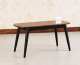 Antilia Solid Wood Four Seater Dining set with Two Chairs and Bench Furniselan Black Finish