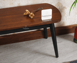 Antilia Solid Wood Four Seater Dining set with Two Chairs and Bench Furniselan Black Finish