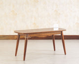 Antilia Wooden Six Seater Dining set with Four Chairs and Bench Furniselan Teak Finish