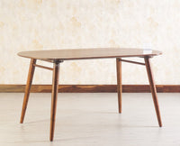 Antilia Wooden Six Seater Dining set with Four Chairs and Bench Furniselan Teak Finish