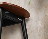 Antilia Wooden Three Seater Dining Bench Furniselan Black Finish