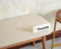 Antilia Wooden Three Seater Dining Bench Cushion Seat Furniselan
Natural Finish