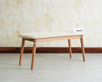 Antilia Wooden Three Seater Dining Bench Cushion Seat Furniselan
Natural Finish