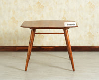 Antilia Wooden Two Seater Dining Set for Home Cafe & Restaurant  Teak Finish