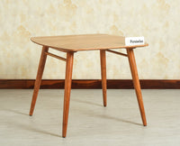 Antilia Wooden Two Seater Dining Set for Home Cafe & Restaurant  Natural Finish