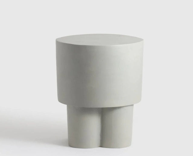 Apple Outdoor Accent Table Light Grey