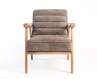Arden Solid Rubber Wood Arm Chair - Dining Chair - Furniselan - Grey