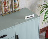 Argentina Solid Wood Three Drawer Two Door Sideboard Furniselan - Silt-Green