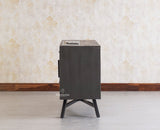 Argentina Solid Wood Three Drawer Two Door Sideboard - Bedside Table - Furniselan - Slate-Grey