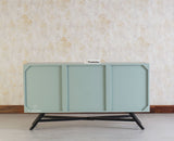 Argentina Solid Wood Three Drawer Two Door Sideboard Furniselan - Silt-Green