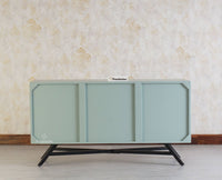 Argentina Solid Wood Three Drawer Two Door Sideboard Furniselan - Silt-Green