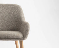 Ashford  Dining Chair – Modern Upholstered Dining Chair for Home & Café light khaki