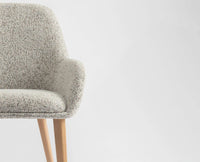 Ashford  Dining Chair – Modern Upholstered Dining Chair for Home & Café light brown