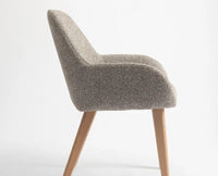 Ashford  Dining Chair – Modern Upholstered Dining Chair for Home & Café light khaki