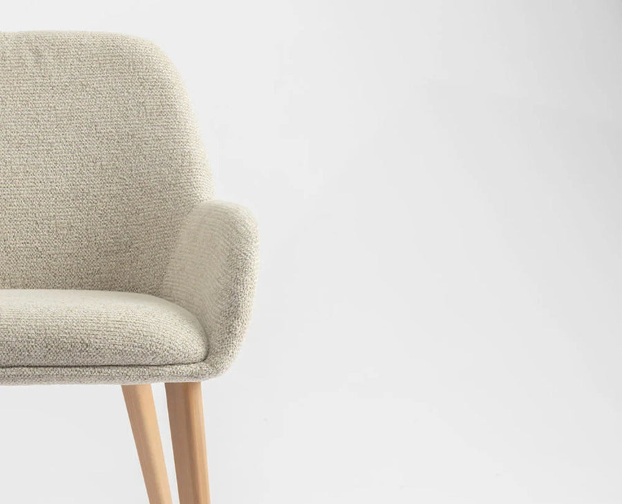 Ashford  Dining Chair – Modern Upholstered Dining Chair for Home & Café  Beige