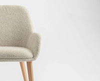 Ashford  Dining Chair – Modern Upholstered Dining Chair for Home & Café  Beige