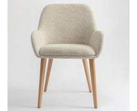 Ashford  Dining Chair – Modern Upholstered Dining Chair for Home & Café  Beige