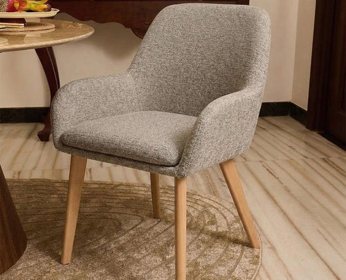Ashford  Dining Chair – Modern Upholstered Dining Chair for Home & Café light khaki