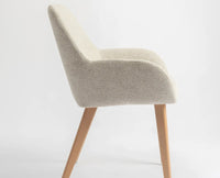 Ashford  Dining Chair – Modern Upholstered Dining Chair for Home & Café  Beige