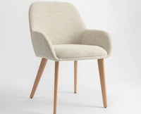 Ashford  Dining Chair – Modern Upholstered Dining Chair for Home & Café  Beige