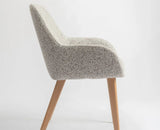 Ashford  Dining Chair – Modern Upholstered Dining Chair for Home & Café light brown