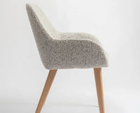 Ashford  Dining Chair – Modern Upholstered Dining Chair for Home & Café light brown